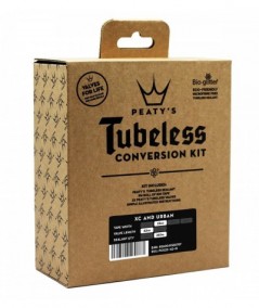 Kit Conversion Tubeless Bicicleta Xc Mtb Peatys 25mm Valvula