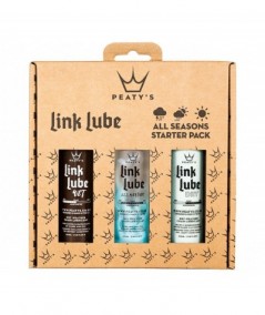 Lubricantes Bici Peatys Link Lube All Seasons Starter Pack 3